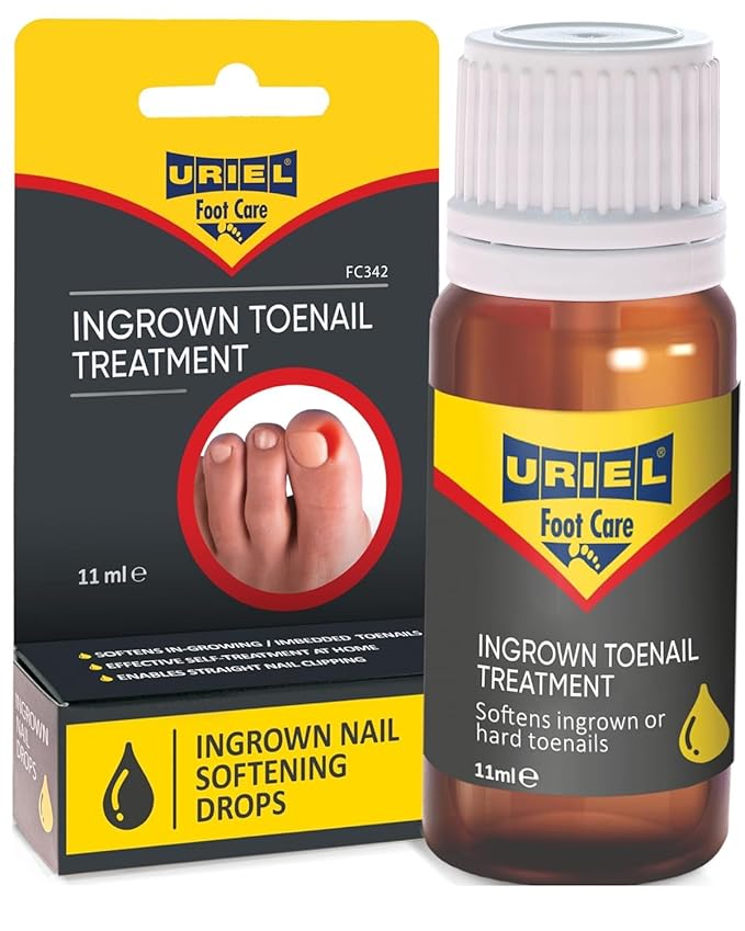 URIEL UPGRADED Ingrown Toenail Treatment, Ingrown Toenail Removal Kit, Ingrown Toenail Corrector, Ingrown Nail Kit Ingrown Toenail Tool 11 ml