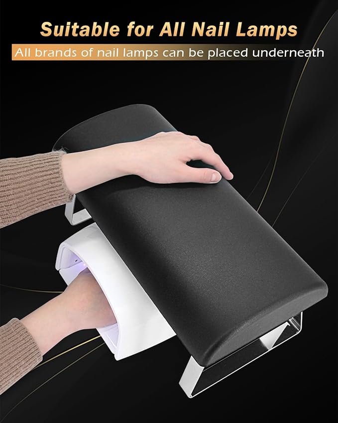 Nail Arm Rest Pedicure Foot Rest, Thickened Nail Hand Rest Pillow Manicure Pedicure Rest Cushion Salon Spa Use, Waterproof, Anti Slip, And Durable