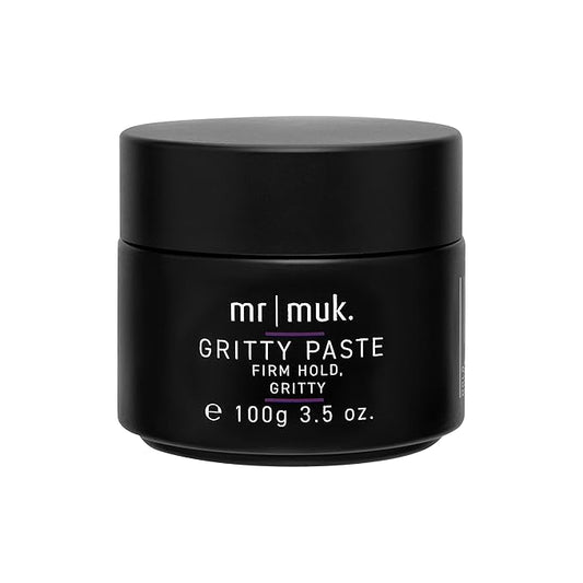 Mr MUK Strong Gritty Finish Texturizing & Reworking Paste - 100g | Ultimate Firm Hold Hair Styling for Men | Water Soluble & No Flaking