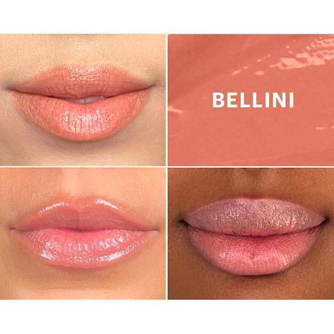 Glo Skin Beauty Cream Glaze Lip Crayon | New Neutral Shades, Peach Nude (Bellini)