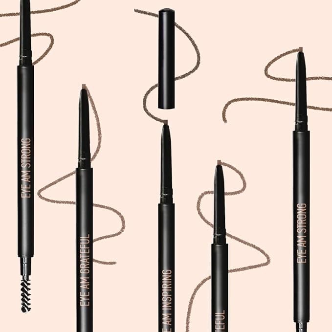 REALHER Definer Brow Pencil - Eye Am Inspiring - Dark Brown - Perfect for Subtle or Bold Brows