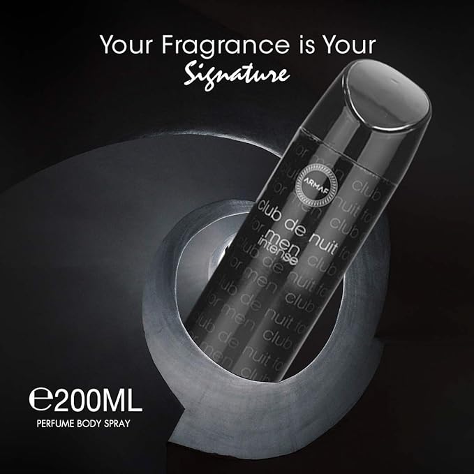 Armaf Club De Nuit Intense 2-Piece Set for Men, (3.6 Oz Eau de Toilette Spray + 6.8 Oz Body Spray)