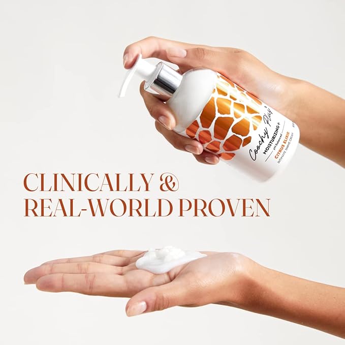 Coochy Plus Intimate Shaving Cream MOISTURIZING Plus CITRUS ELIXIR For Pubic, Bikini Line, Armpit - Rash-Free With Patent-Pending Formula–Prevents Razor Burns & Bumps, In-Grown Hairs, Itchiness 3 Pack