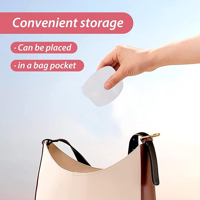 15pcs plastic cosmetic jar 7g/7ml clear case with snap lids portable,Travel Storage Cosmetic Samples Beauty Products Mini Containers with Lids, Airtight Cosmetic Containers with Lids