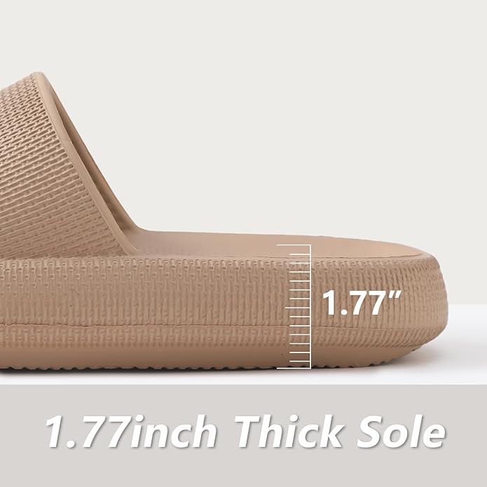 Menore Slippers for Women and Men Quick Drying, Parent-Child EVA Open Toe Soft Slippers, Non-Slip Soft Shower Spa Bath Pool Gym Beach House Sandals for Indoor & Outdoor