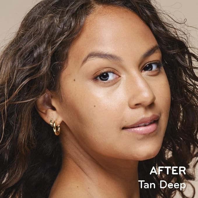 pūrlisse Ageless Glow Serum BB Cream SPF 40 - Glow BB Cream with SPF Enriched with Bakuchiol & Vitamin C to Help Improve Firmness & Reduce Wrinkles for Dewy Skin - Tan Deep (1.4 oz)