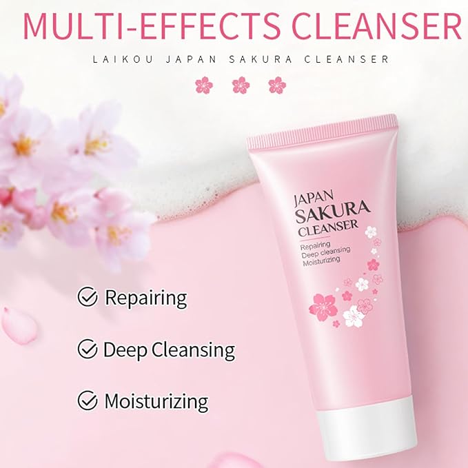 Japan Sakura Skin Care Set For Teen Girls, Skincare For Girls 10-12, Skin Care For Teens 10-12, Japanese Cherry Blossom Girls Skin Care For Kids Age 8-12, Kids Skin Care Set For Girls Ages 8-12