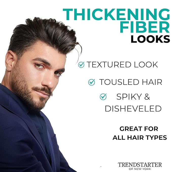 TRENDSTARTER - MATTE WAX 2oz Travel Size with Free Thickening Fiber (0.25oz) & Cream Pomade (0.25oz) Samples - Gift Box Included - Pomade Gift Set