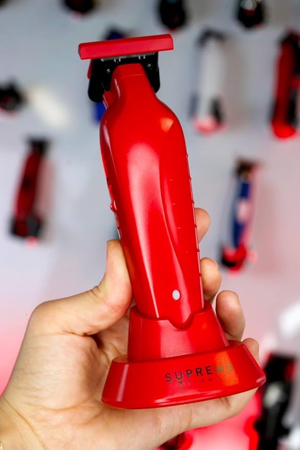 Supreme Trimmer Vader Professional Liner Trimmer for Barbers with 210 Min Run Time, Professional Motor, Sharp DLC T-Blade, USB-C Charge Clipper | ST3778