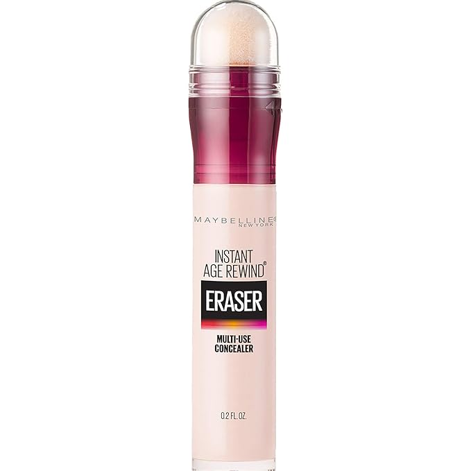 Maybelline Instant Age Rewind Eraser Dark Circles Treatment Concealer, Fair 0.2 oz (Pack of 2)