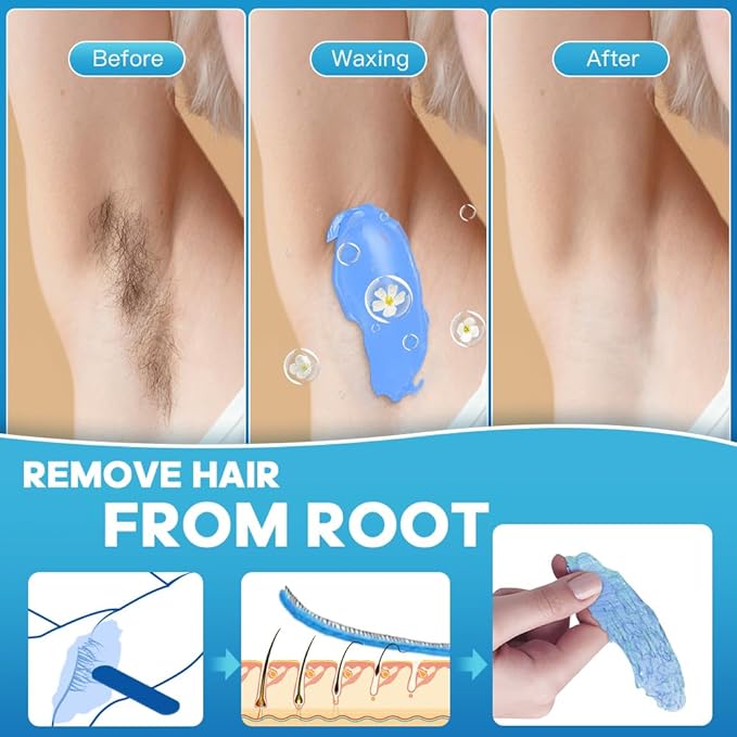 Bestidy Wax Beads, Bagged 500g/1.1lb/17.6oz, Waxing beans for Hair Removal, Women Men, Home Waxing for All Body and Brazilian Bikini Areas (500g)