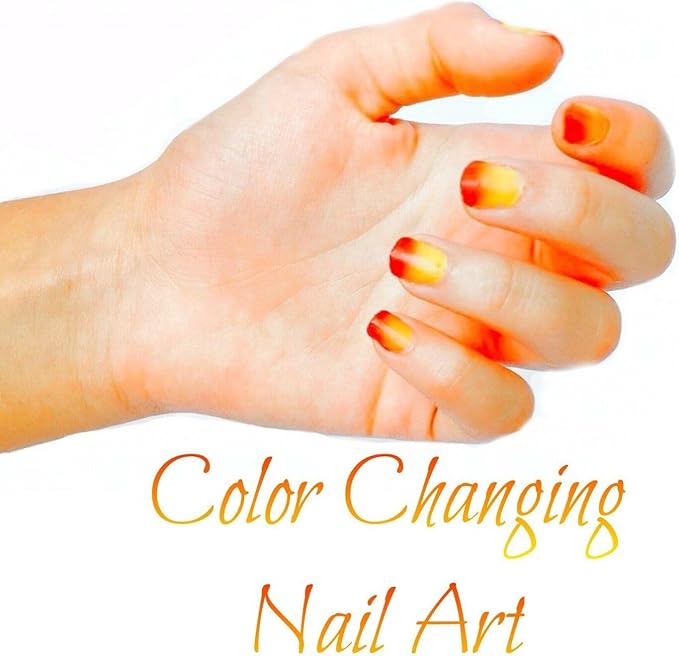 Temperature Activated Thermochromic Color Changing Pigment Perfect for Color Changing Slime (Yellow-Red 59F/15C)