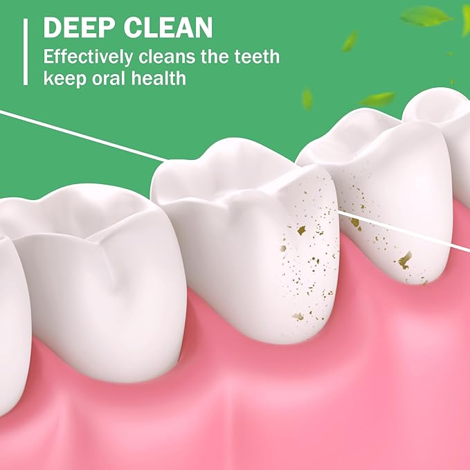 60 Pack Dental Floss Bulk Mint Flavored 50m Each Travel Dental Floss Oral Care for Teeth and Gum Protection(Mint Color)