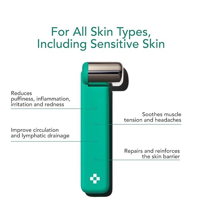 Doré - Le Glaçon Facial Ice Roller for Puffiness, Wrinkles & Redness | Face Roller for Women & Men | Skin Care Tools for Lymphatic Drainage & Tightening | Gua Sha Ice Roller Alternative for Self-Care