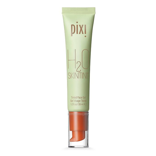 Pixi Beauty H2O SkinTint Tinted Face Gel, 1.2 fl oz / 35 ml, Mahogany