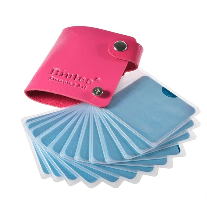 Biutee Nail Stamping Plates Set 12pcs Nail Plates 1stamper 1scraper 1storage bag Nail plate Template Image Plate Stencil Nails Tool (C)