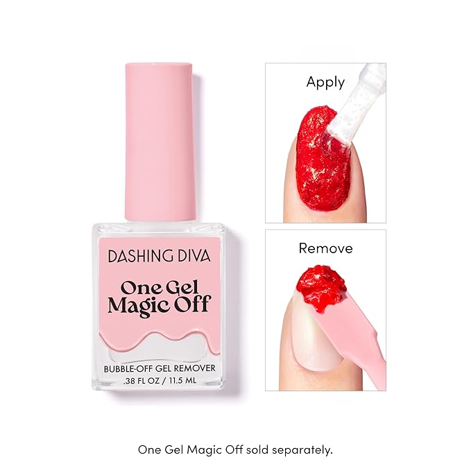 Dashing Diva One Gel Mega Bundle - Nothing But Neutrals - Includes 2 Gel Colors, Iridescent Topper & Top Coat - 3-in-1 Base Coat, Nail Color & Top Coat - Gel Nail Polish Set