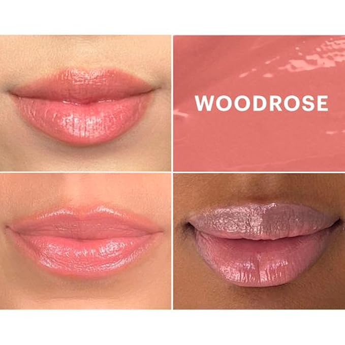 Glo Skin Beauty Cream Glaze Lip Crayon | New Neutral Shades, Mid-Tone Mauve Nude (Woodrose)