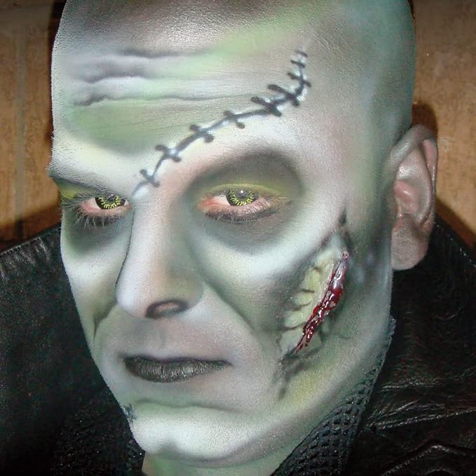 Mehron Makeup Premium Character Kits| Costume Kits for Halloween & Cosplay| Made in the USA | Complete Kit Includes all Makeup, Tools, & Instructions on How to Create the Look | (Monster/Frankenstein)