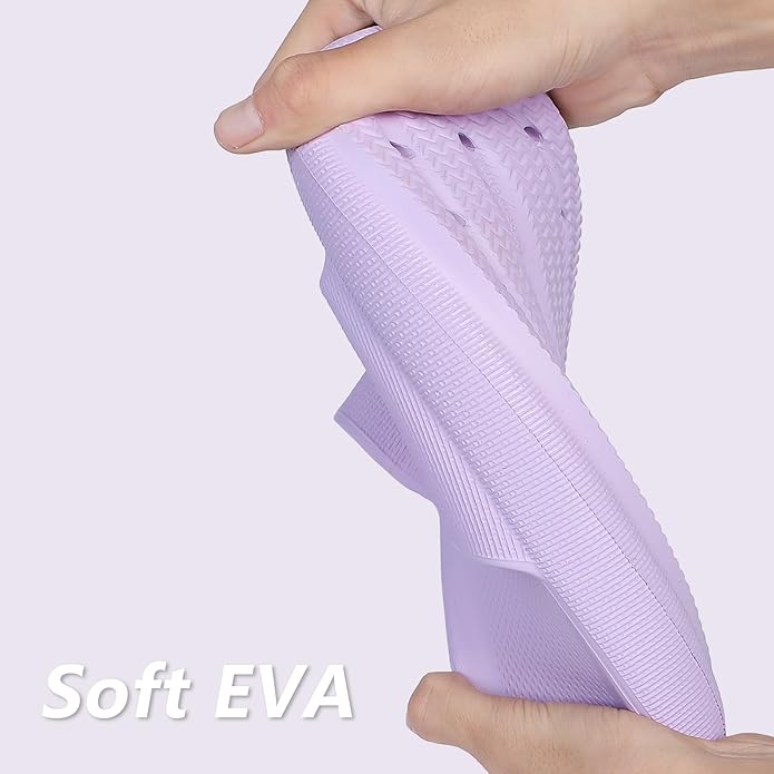 Menore Slippers for Women and Men Quick Drying, Parent-Child EVA Open Toe Soft Slippers, Non-Slip Soft Shower Spa Bath Pool Gym Beach House Sandals for Indoor & Outdoor