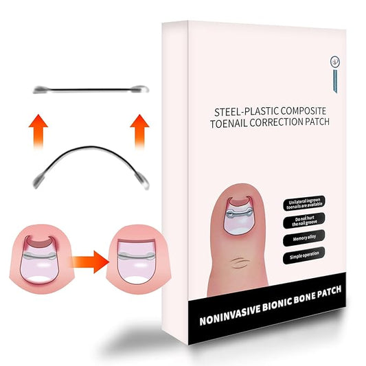 Titanium Alloy Silicone Ingrown Toenail Treatmen,Ingrown Toenail Removal Ingrown Toenail Removal Kit ngrown Toenail Removal Kit,Designed for Curved Nail Repair,Ingrown Toenail (0.67-0.79in)