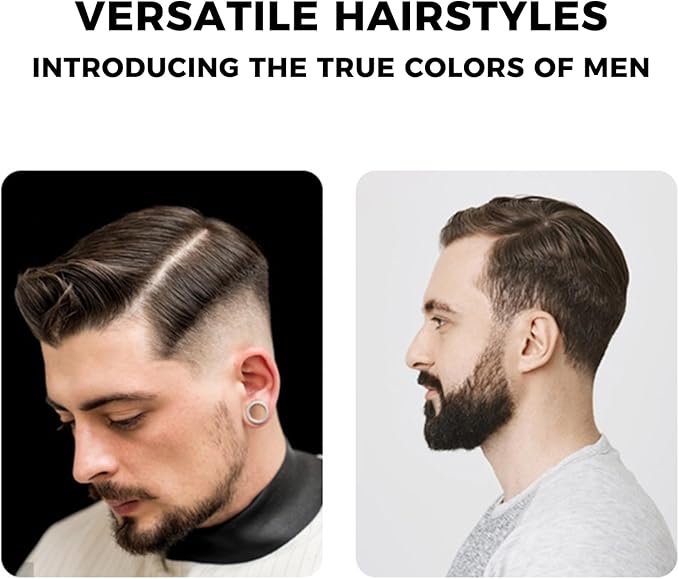 ENSSU Beard Trimmer for Men, 6-in-1 Cordless Body Grooming Kit with Hair Clippers, Beard, Ear & Nose Trimmer, Rechargeable Electric Razor Shaver