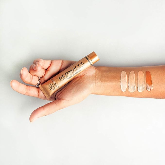 Dc Dermacol Dermacol Make Up Cover Foundation Bundle With 15Ml Satin Base Primer : 2 Items (Original Guaranteed) (226)