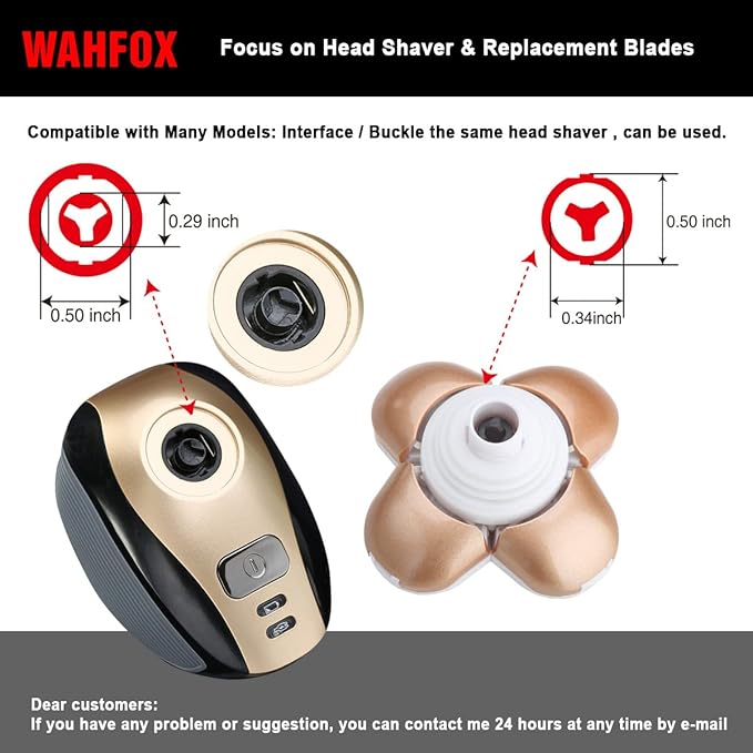 5 Blades Women Shaver Replacement Heads for Head Shaver and Many Brands 5 Blades Replacement Shaver Head Blade 5 Heads Beard Electric Razor Shaver Head