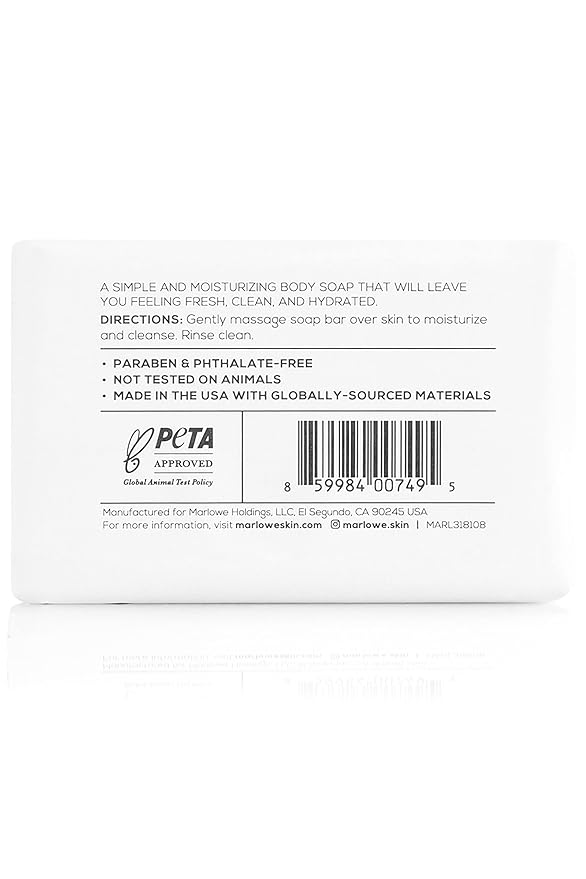 No. 105 Bar Soap for Men 7 oz, Moisturizing Body Soap, Nourishing & Refreshing with Natural Extracts, Shea Butter, Olive Oil & Green Tea Extracts, Fresh Woodsy Scent