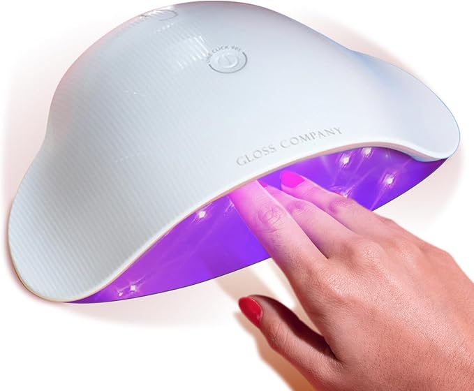 Gloss UV LED Nail Lamp 2 | USB Charging Nail Dryer 46W for Nail Polish, LED Light 23pcs lamp Beads and Automatic Sensor, Professional UV Nail Lamp for Nail Art Tools Accessories