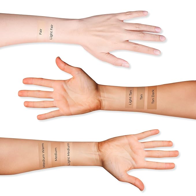 LUMINESS Silk Airbrush Spray Foundation & Primer Kit - Full Coverage Foundation, Anti-Aging Formula Hydrates & Moisturizes with Hyaluronic Acid, Aloe Vera & Hydrolyzed Silk (Shade - Light Warm)