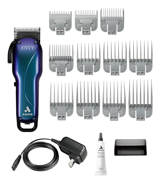 Andis Limited Edition Galaxy Envy Li Cordless Clipper - Rechargeable Hair Clipper & Trimmer - Adjustable Blade Clipper, Close Cutting Zero Gapped