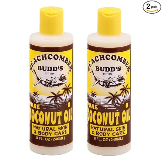 Beachcomber Budd's Pure Coconut Oil 8 oz. Scented - 2-Pack