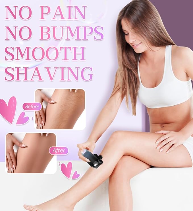 Electric Razors for Women-5 in 1 Lady Electric Shaver Wet Dry Womens Shaver for Legs-Close Shave | Painless Women Razors for Public Hair,Private Area,Face Nose Hair,Underarms,Bikini White Black