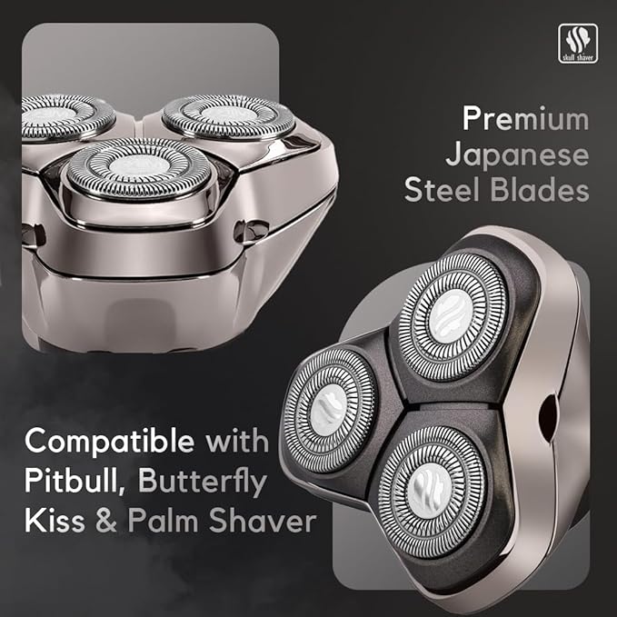 Skull Shaver Forte PRO 3 Head Replacement Blade | Electric Shaver Replacement Heads