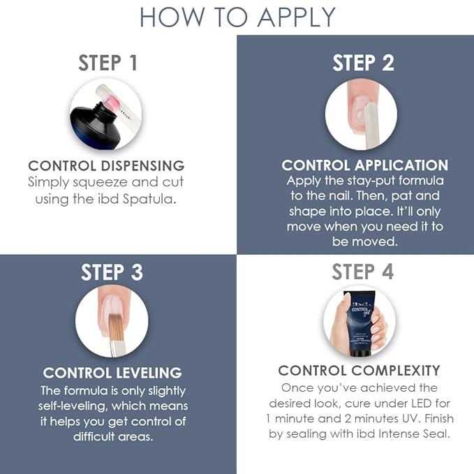 IBD Pro-Hybrid Nail Control Gel, Warm Pink Color, LED/UV Nail Enhancement Gel