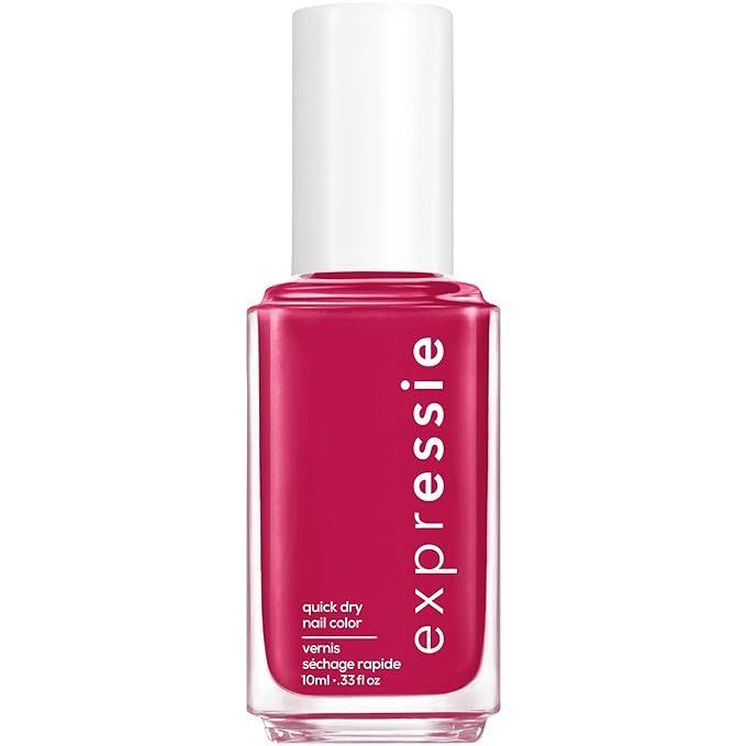 essie Expressie Nail Polish, Quick-Dry Red Nail Polish, Word On The Street, Vegan, Spray It To Say It, 0.33 fl oz