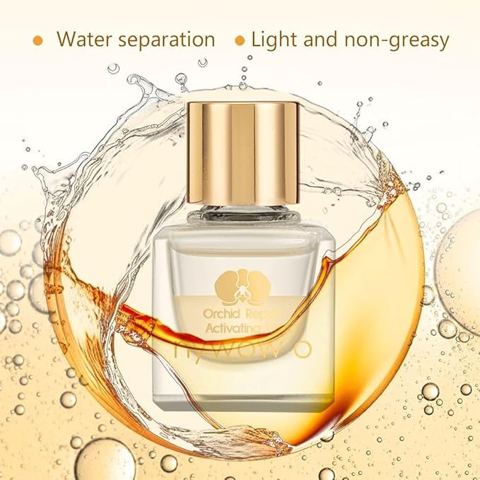 Orchid Hydration Facial Oil Revitalized Toned Treatment Repair Nourish Activating Face Oil with Pure Plant-Derived for Dry and Sensitive Skin 0.23 fl.oz