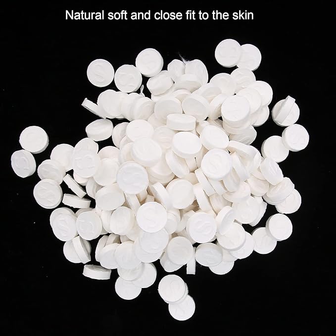 Sonew 500pcs Disposable Compressed Facial Mask, Pure Cotton Skin Care Home DIY Facial Mask