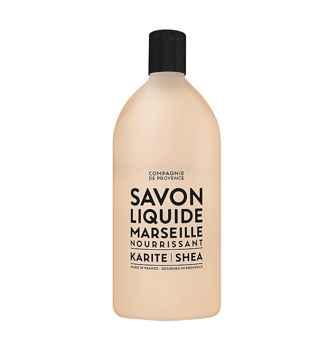 Compagnie de Provence Savon de Marseille Nourishing Liquid Soap, Karite (Shea Butter), 33.8 Fl Oz Refill