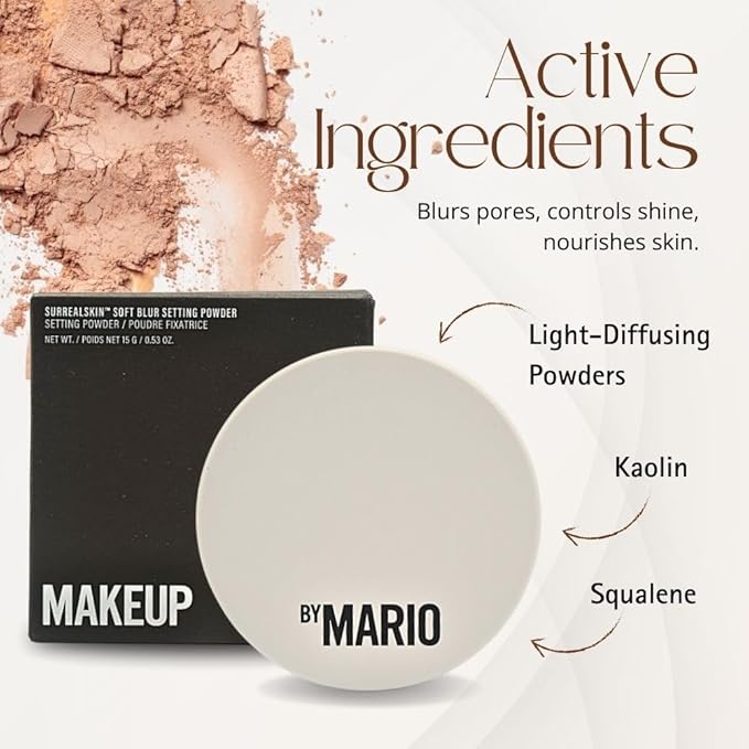 Makeup By Mario SurrealSkin Soft Blur Setting Powder - 3 Neutral Peach