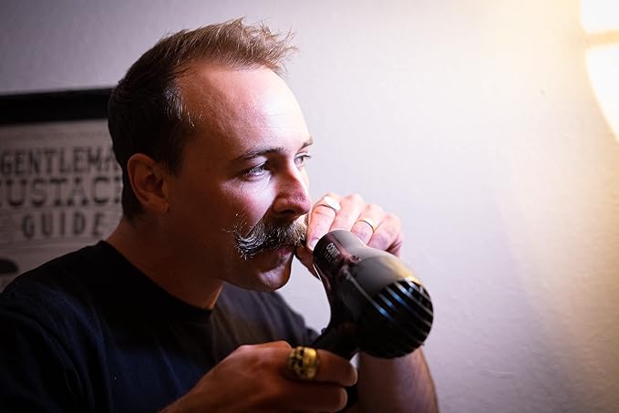 Death Grip Extra Strong Mustache Wax, Night Fury Mustache Wax Remover Oil, and Comb Set