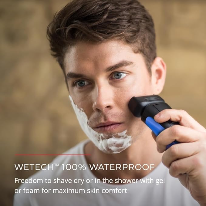 Remington Comfort Series Foil Shaver for Men, Electric Shaver, Pop-up Trimmer, Blue, PF7400E