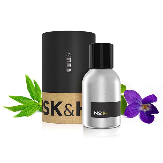 Original Nitro Musk version of Green Irish Tweed, No. 114, 1.5oz of Pure Concentrated Cologne Oil, Cologne for Men, Crafted Using the Finest Ingredients by Musk & Hustle in the USA