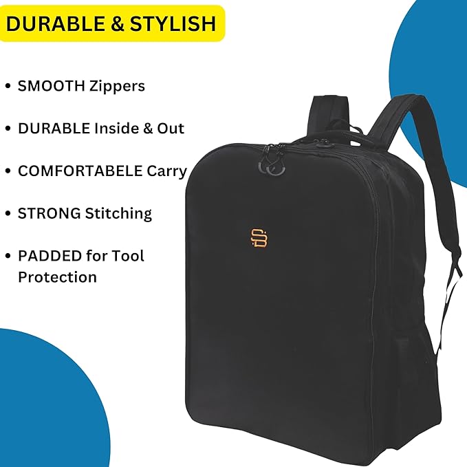 45L Barber Backpack For Clippers & Supplies | Extra Large, Durable, Water-Resistant Barber Bag With Comfortable Straps