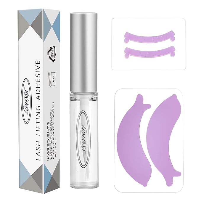 Lash Lift Glue Eyelash Lift Tools Kit Reusable Curler Soft Pads for Lash Lamination Get Perfectly Curled Lashes