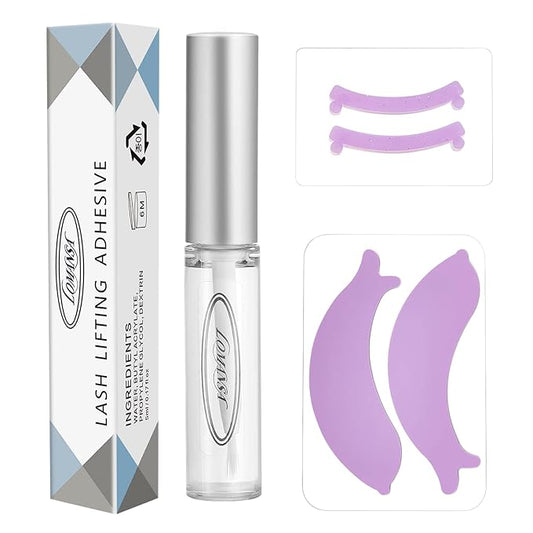 Lash Lift Glue Eyelash Lift Tools Kit Reusable Curler Soft Pads for Lash Lamination Get Perfectly Curled Lashes