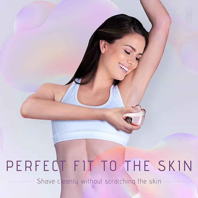 Electric Razors for Women, 5 in 1 Electric Shaver for Women, Cordless Painless Hair Remover for Legs Bikini Face Lips Hairs