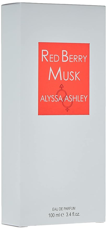 Alyssa Ashley Red Berry Musk - Mini Perfume for Women and Cologne for Men - Floral Musk Fragrance with Pink Pepper - 3.4 oz