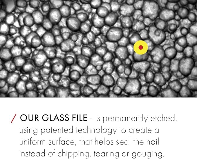 GERMANIKURE 5 Pc Gray Glass Nail File Set with Suede Sleeves – Handmade in Czech Republic – Glass Cuticle Stick, Pusher, Callous Remover, Pedicure Bar – Professional Manicure & Pedicure Files